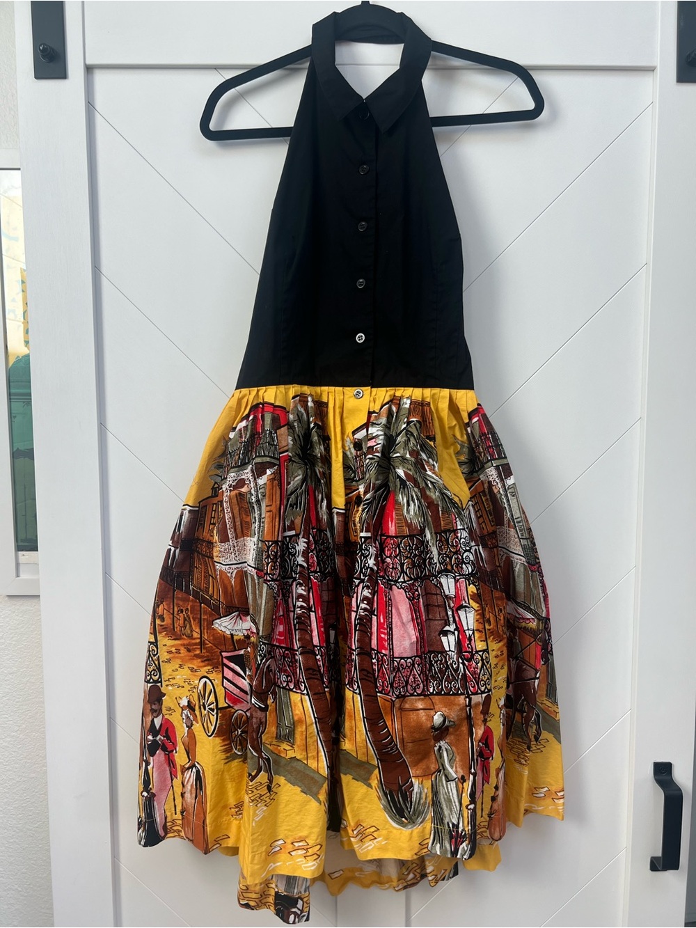 Trashy Diva 1950’s style French Quarter New Orleans Halter Backless Dress